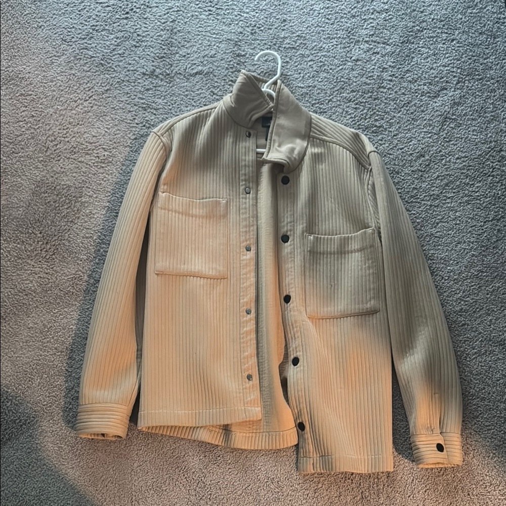 H&M Tan Lightweight Shirt Jacket